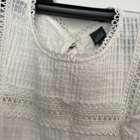 Wild Fable White Ruffle Dress - Picture 3 of 4